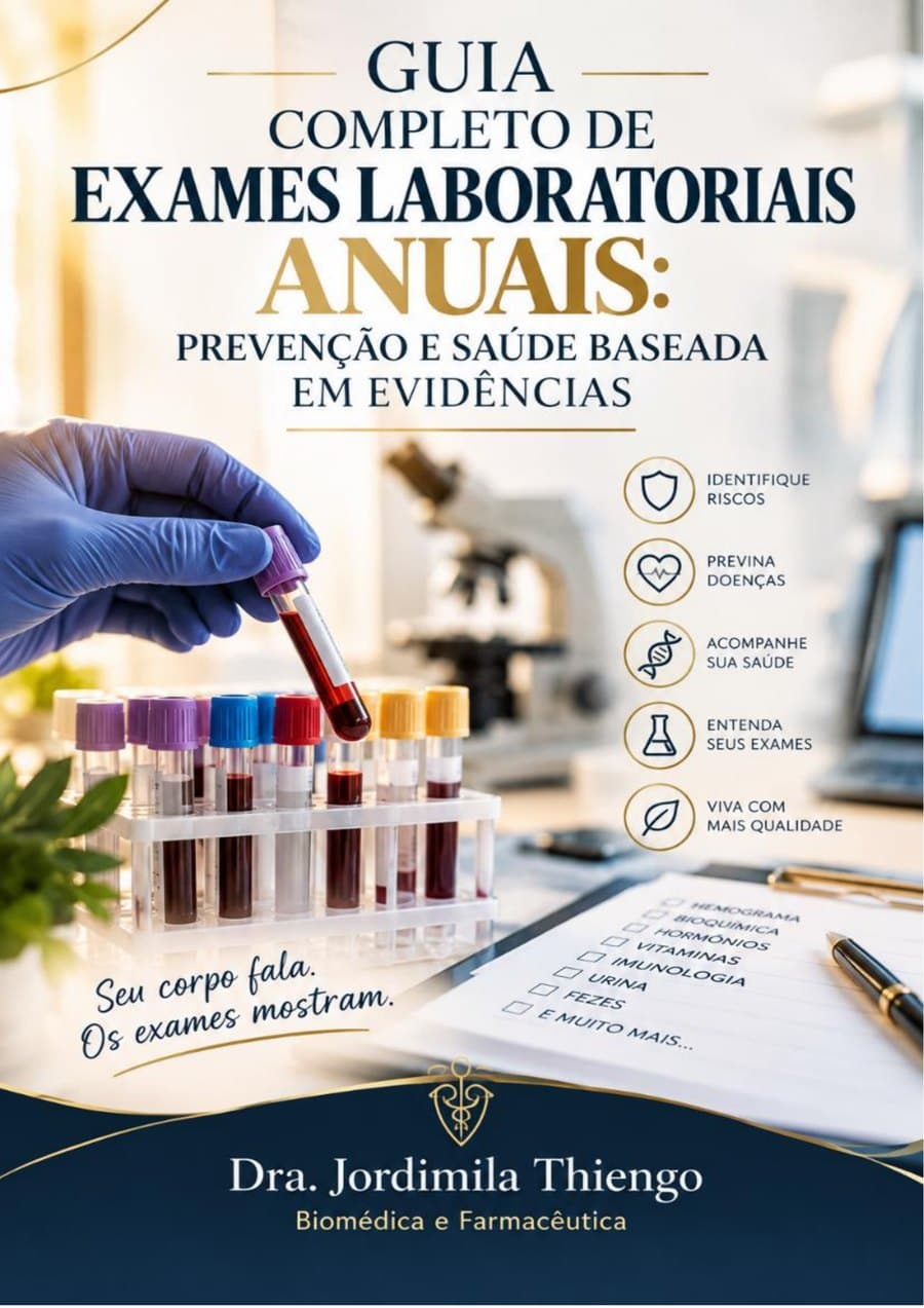 Capa do ebook Guia Completo de Exames Laboratoriais Anuais